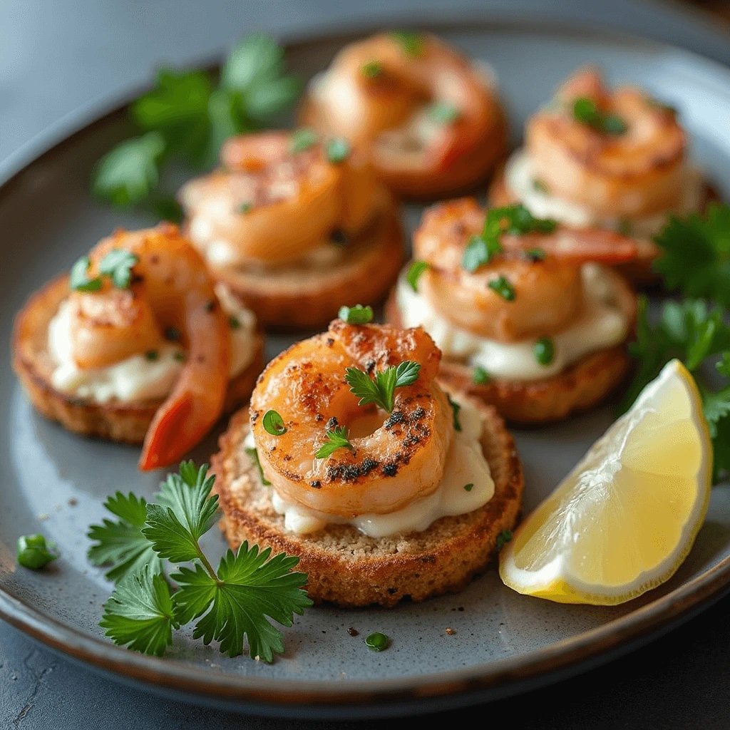 Elegant seafood appetizers including lobster rolls, shrimp cocktail, and tuna tartare